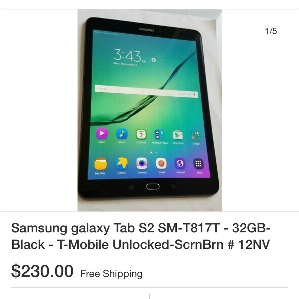 Samsung Tablet - Picture 6 of 6